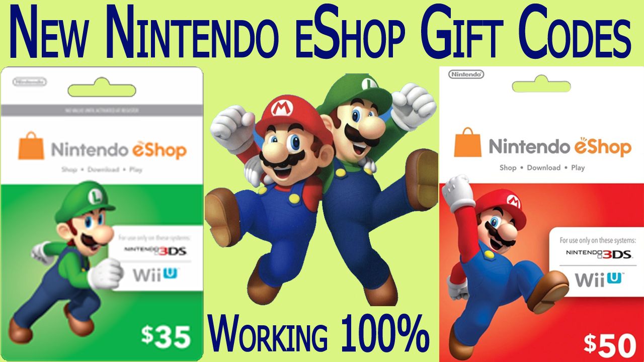 free nintendo eshop gift codes